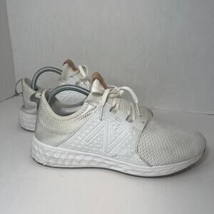 New Balance Women's Fresh Foam Sneaker Shoes White Size 9.5 WCRZRMWS